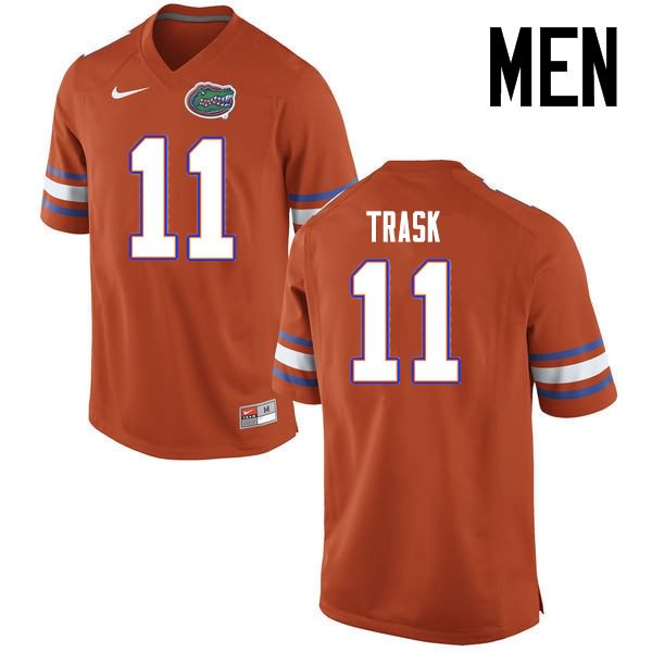 Men's NCAA Florida Gators Kyle Trask #11 Stitched Authentic Nike Orange College Football Jersey XRF6765CR